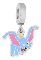 Berloque Pingente Dumbo Disney Aço Inox Cirurgico Berloque Pingente Dumbo Disney Aço Inox Cirurgico