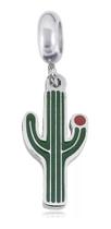 Berloque Pingente Esmaltado Cacto Aço Inox Cirurgico Berloque Pingente Esmaltado Cacto Aço Inox Cirurgico