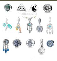 Berloque Pingente Filtro Dos Sonhos Místicos Proteção Prata Berloque Pingente Filtro Dos Sonhos Místicos Proteção Prata