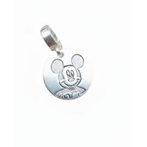 Berloque Pingente Mickey Em Prata 925 Para Pulseira