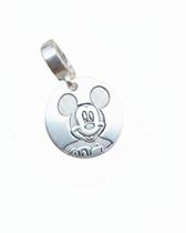 Berloque Pingente Mickey Em Prata 925 Para Pulseira
