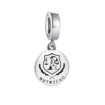 Berloque PINGENTE NUTRIÇÃO em Prata S925 para pulseiras modelo Pandora ou Vivara Berloque PINGENTE NUTRIÇÃO em Prata S925 para pulseiras modelo Pandora ou Vivara