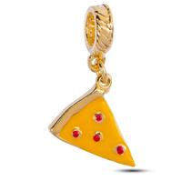 Berloque Pingente Pizza Ouro Pandora ou Vivara