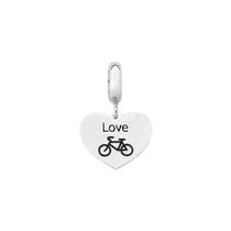 Berloque / Pingente Prata Love Bicicleta Encanto - Condor