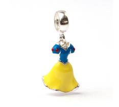 Berloque Pingente Vestido Branca De Neve