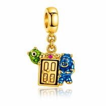 Berloque Porta dos Monstros Banhado a Ouro 18k