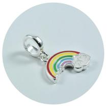 Berloque Prata 925 Multicolorido Arco-Íris - Ponte Vecchio