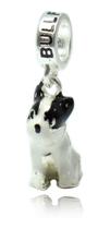 Berloque Prata Legitima 925 Cachorro Bull Dog Francês