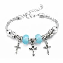 Berloque Prata Pingentes Pulseira Desenhos Cores Estilo Luxo