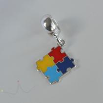 Berloque Quebra Cabeça (Autismo) - Prata