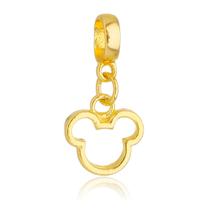 Berloque Ratinho Vazado Banhado a Ouro 18k Berloque Ratinho Vazado Banhado a Ouro 18k