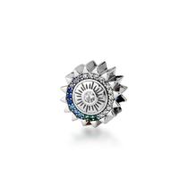Berloque Roda Gigante Encantada em Prata 925 com Zircônias Coloridas - Afastador para Pulseira Life