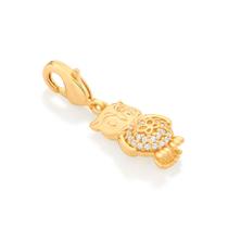 Berloque sabedoria folheado a ouro BRANCO 542400 Rommanel Berloque sabedoria folheado a ouro BRANCO 542400 Rommanel