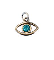 Berloque Semi Joia para pulseiras Olho Grego a prata místico Berloque Semi Joia para pulseiras Olho Grego a prata místico