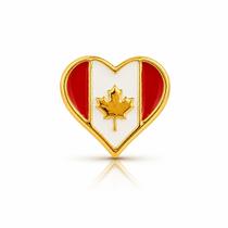 Berloque Separador Coração Canadá Banhado a Ouro 18k Berloque Separador Coração Canadá Banhado a Ouro 18k