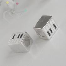 Berloque Separador Cute Teclas (Piano ou Teclado) - Prata