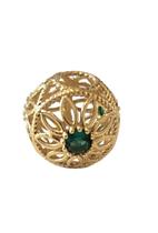 Berloque separador esfera ouro 18k amarelo com zirconio verde. ROSANGELA LIMA JOIAS Berloque separador esfera ouro 18k amarelo com zirconio verde. ROSANGELA LIMA JOIAS