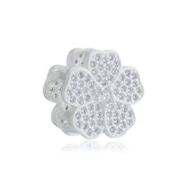 Berloque separador Margarida Cravejada de zircônias Berloque separador Margarida Cravejada de zircônias