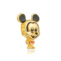 Berloque Separador Mickey Banhado a Ouro 18k