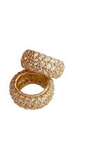 Berloque separador ouro 18k amarelo com zircônio branco. 01 par .Rosangela lima joias Berloque separador ouro 18k amarelo com zircônio branco. 01 par .Rosangela lima joias
