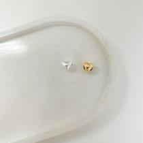 Berloque Separador para Pulseira Banhado a Prata ou Ouro - Coração