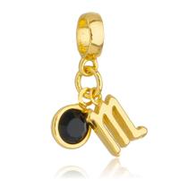 Berloque Signo Escorpião Banhado a Ouro 18k