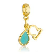 Berloque Signo Libra Banhado a Ouro 18k