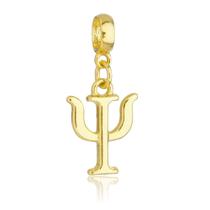 Berloque Símbolo da Psicologia Banhado a Ouro 18k Berloque Símbolo da Psicologia Banhado a Ouro 18k
