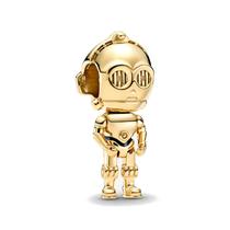 Berloque STAR WARS - C3-PO em Prata S925 para pulseiras modelo Pandora ou Vivara Berloque STAR WARS - C3-PO em Prata S925 para pulseiras modelo Pandora ou Vivara