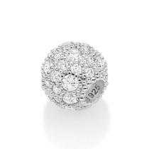 Berloque Stopper Separador Bola com Zircônia Rommanel 840203 Berloque Stopper Separador Bola com Zircônia Rommanel 840203