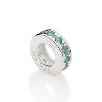 Berloque stopper separador de prata VERDE 840143 Rommanel Berloque stopper separador de prata VERDE 840143 Rommanel