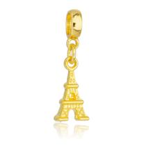 Berloque Torre Eiffel Paris Banhado a Ouro 18k