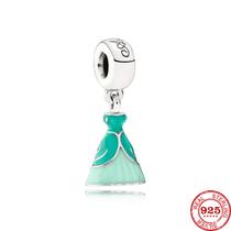 Berloque Vestido Ariel em Prata 925