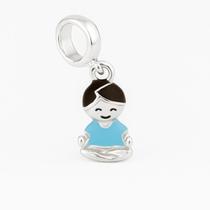 Berloque Yoga Meditação Em Prata 925 Berloque Yoga Meditação Em Prata 925