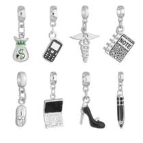 Berloques Contabilidade Contábil Banhado a Prata 925 Berloques Contabilidade Contábil Banhado a Prata 925