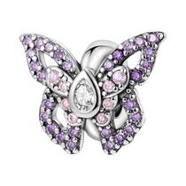 Berloques De Prata Esterlina 925 Femininos Com Clipe De Silicone E Contas Para Pulseira Bracelete