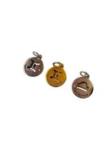 Berloques de signos para Pulseiras Semi Joia Gêmeos Libra