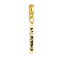 Berloques Manicure Banhado a Ouro 18k Berloques Manicure Banhado a Ouro 18k