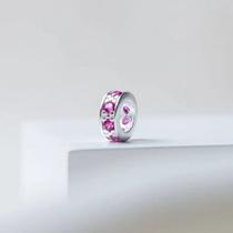 Berloques Mini Separadores Coloridos em Prata 925 Legitima