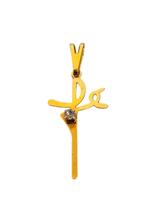 Berloques para pulseiras Pingente Fé folheado a Ouro Berloques para pulseiras Pingente Fé folheado a Ouro