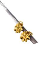 Berloques para pulseiras Semi Joia trevo flor Amor e Sucesso