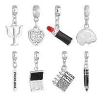 Berloques Psicologia Psicóloga Banhado a Prata 925 Berloques Psicologia Psicóloga Banhado a Prata 925