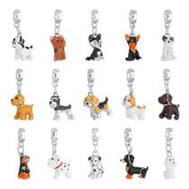 Berloques Raças Cachorro Cachorrinho Banhado a Prata 925 Berloques Raças Cachorro Cachorrinho Banhado a Prata 925