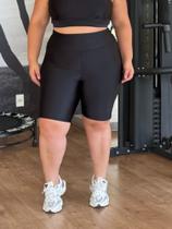 Bermuda 3D Poliamida Plus Size Moda Fitness