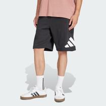 Bermuda Adidas MH Boss Big Logo Preta e Branca
