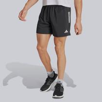 Bermuda Adidas Own The Run Base Preta e Branca