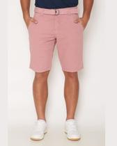 Bermuda aeropostale sarja com cinto rosa claro