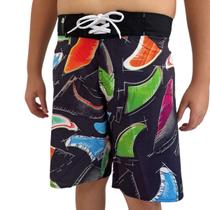 Bermuda Agua Elastano Juvenil Menino Esporte Ultra Leve Bermuda Agua Elastano Juvenil Menino Esporte Ultra Leve