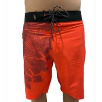 Bermuda Água Mcd Mandala Skull Preta Vermelho