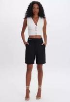 BERMUDA ALFAIATARiA COM FIVELA MYFT FEMININO
